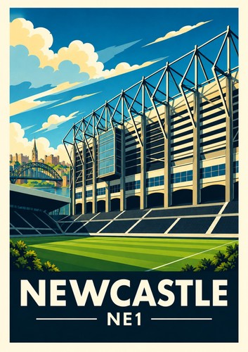 Newcastle ne1 art - ne1, poster