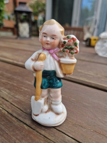 Rare antique porcelain boy