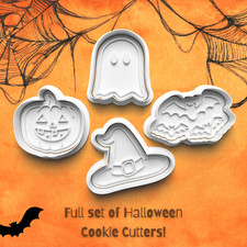4 x Halloween Cookie Cutters