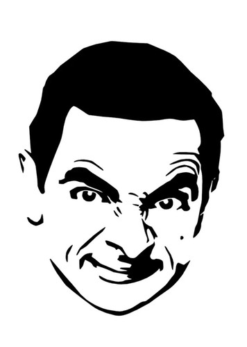 Bean vinyl car decal - mr,