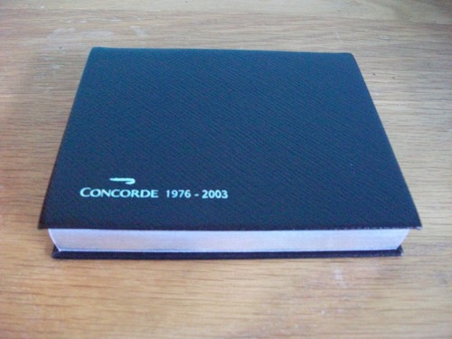Concorde memorabilia diary - concorde,