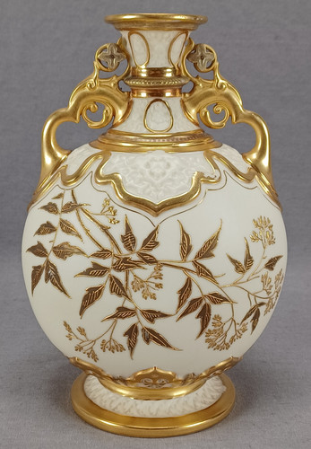 Royal worcester raised gold - royal,