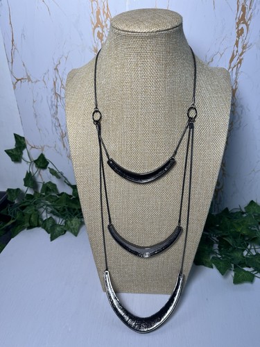 Long layered necklace - long,