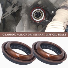 2x Driveshaft Diff Oil Seal