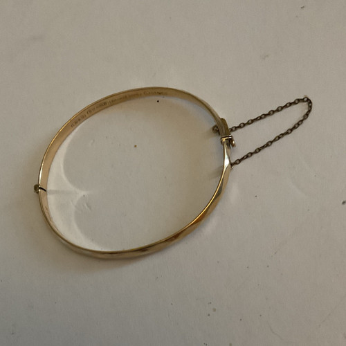 9ct gold plated - plated, hinged