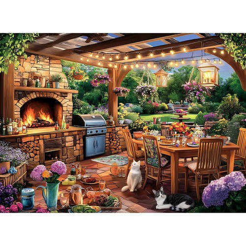 Manor cat jigsaw puzzles - manor, 300