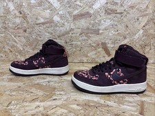 Nike Air Force 1 High Liberty Size 5 UK Sneakers Burgundy Floral Women’s Rare