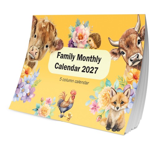 2027 calendar wall monthly - 2027,