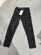 Sparkly Black Leopard Print Tu