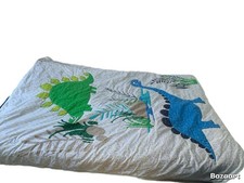Kids Dinosaur Quilted Bedspread One Size