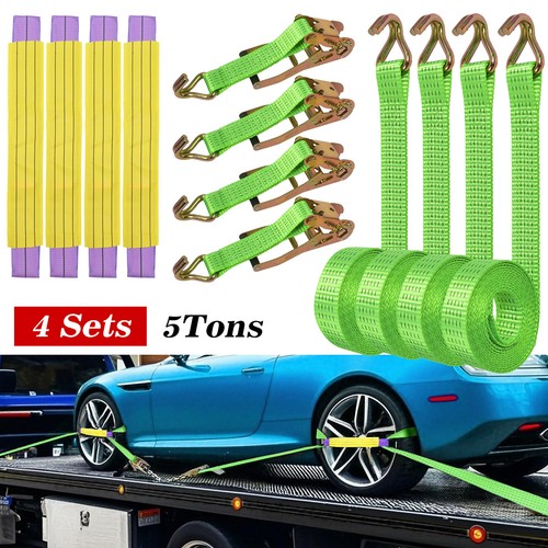 4pcs wheel ratchet strap - 4pcs,