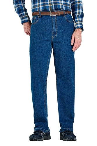 Mens stretch waist denim - waist, jean