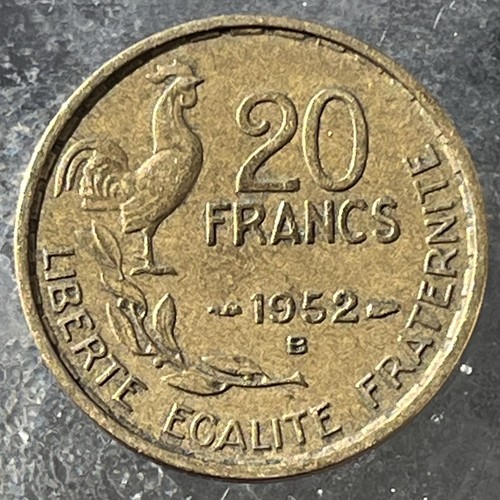 1952 french francs coin - french,