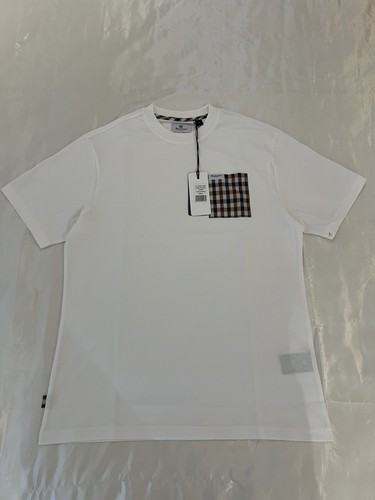 Aquascutum white shirt check - white,