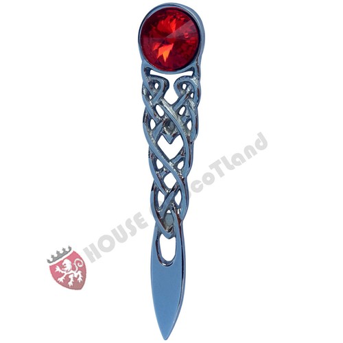 Chrome celtic knot - pin, 4