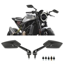 Motorcycle Side Mirrors Rearview Black For Husqvarna Vitpilen 125 250 401 701