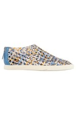 HERMÈS BLUE OXYGENE CLOTH SNEAKERS EU 38 UK 5 US 8