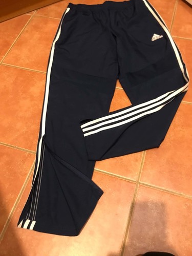 Navy blue adidas tracksuit - blue,