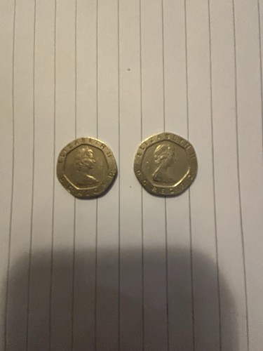 1982 20p coin rare - 1982,