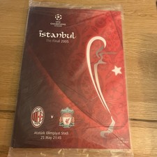 Liverpool FC programme Champions League Final 2005 &  History of the 49 Finals 