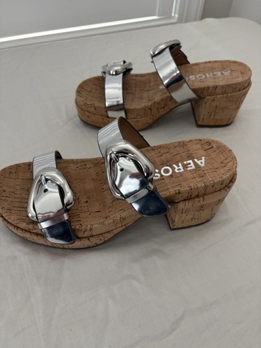 Aerosols cork platform sandals - platform,
