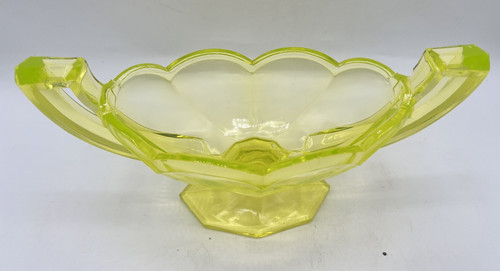 Antique vaseline glass