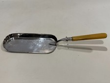 Antique British George V Sheffield Silverplate Crumber Crumb Sweeper, 12 1/4" L