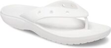 Crocs NWT Unisex Classic Flip flops 6 UK Men/ 7 UK Women | White