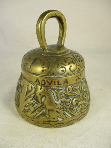 Vintage brass sanctuary bell - brass,