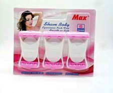 6x Women Men Shaving Single Edge Safety Blade Body Hair Remover Set UK Seller