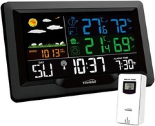 Weather Station with MSF Radio Control Clock ( UK Version ) indoor / outdoor