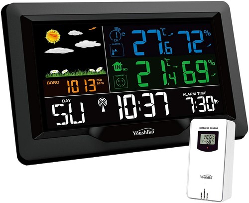 Weather station with msf - station, radio