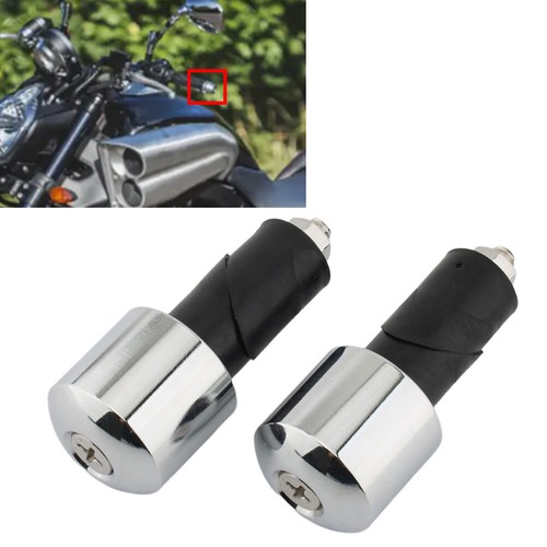 Chrome 18mm bar ends - chrome,