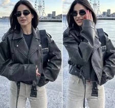 Zara Faux Leather Oversized
