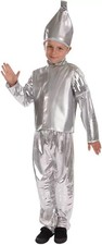 Kids Tin Boy Costume S -  Boys