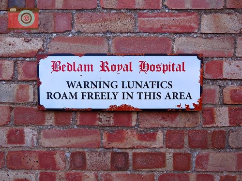 Bedlam lunatic hospital - bedlam,