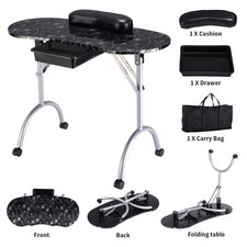 Portable nail table station - nail,