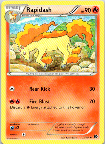 Pokemon rapidash 114 steam - 17/114,