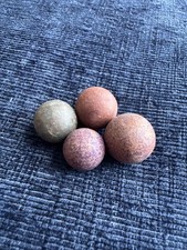 antique german clay marbles 13-16mm