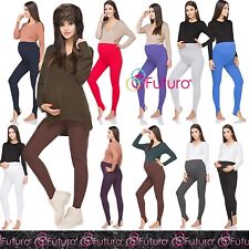 Pregnancy Maternity Winter Cotton Leggings Stirrup Pants with Fleece PREG-LS