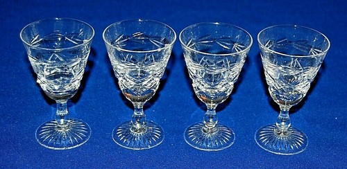 Set good quality cut - good, glass