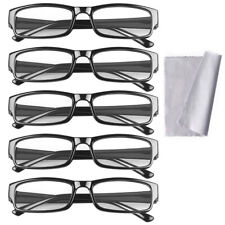 10X. Black Reading Glasses