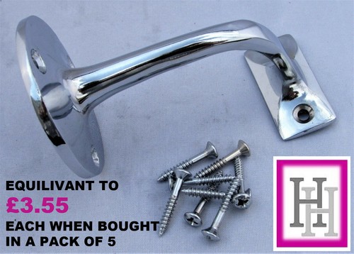 Chrome handrail bannister - handrail,