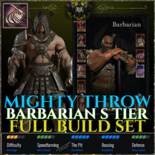💥Diablo 4💥MIGHTY THROW BARBARIAN💥 ENDGAME BUILD 💥SEASON 9 SINS OF HORADRIM