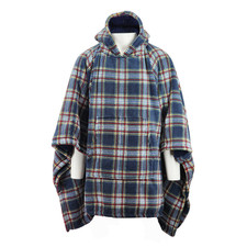 The M&S Snuggle™ Borg Fleece Checked Hooded Blanket