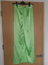 Zara Apple Green Satin maxi