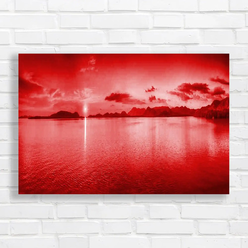 Sunrise over the sea - the, panorama