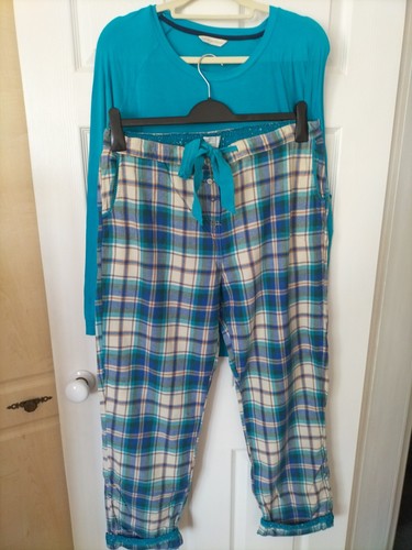 Fat face turquoise check - turquoise,