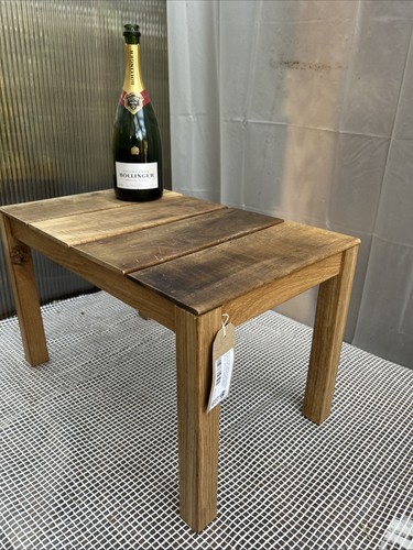 Side table made from oak - , and