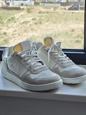 Lacoste White & Grey Suede